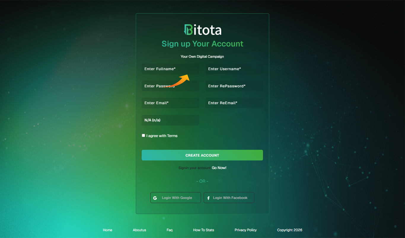 signup